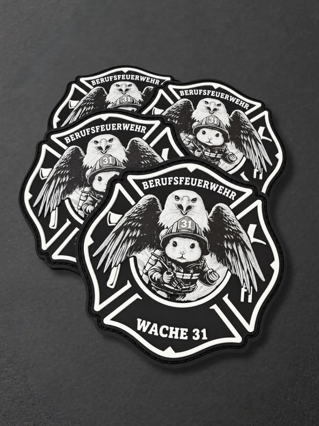 Detail-Rubberpatch mit UV-Detaildruck