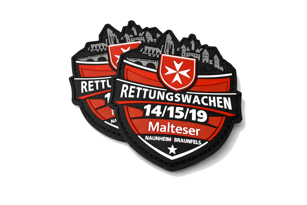 Malteser Wetzlar 3D-Rubberpatch – Designbeispiel