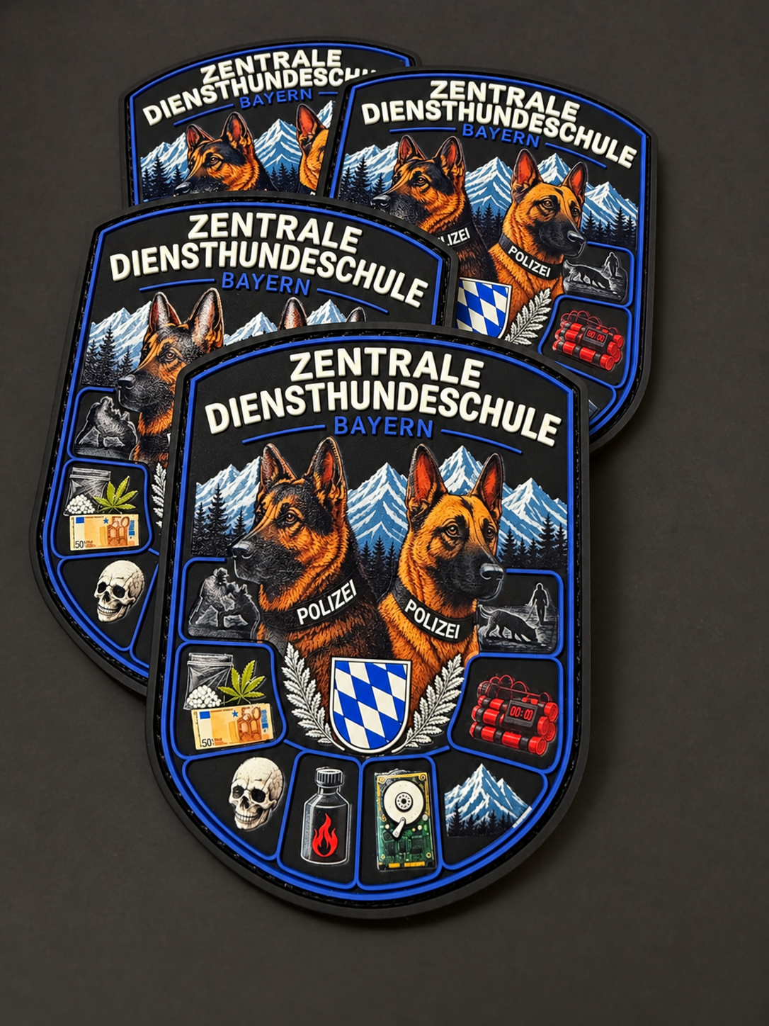Detail-Rubberpatch mit UV-Detaildruck