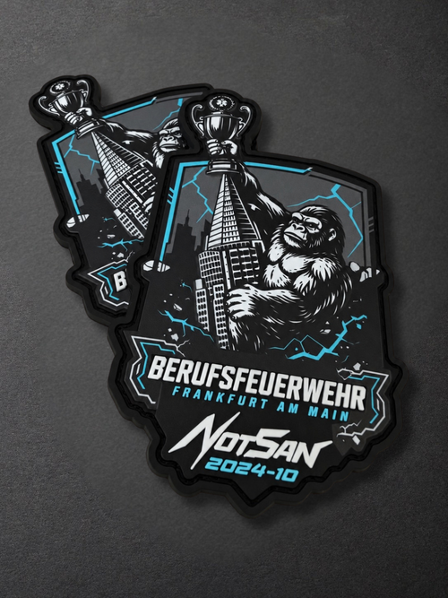Detail-Rubberpatch mit UV-Detaildruck